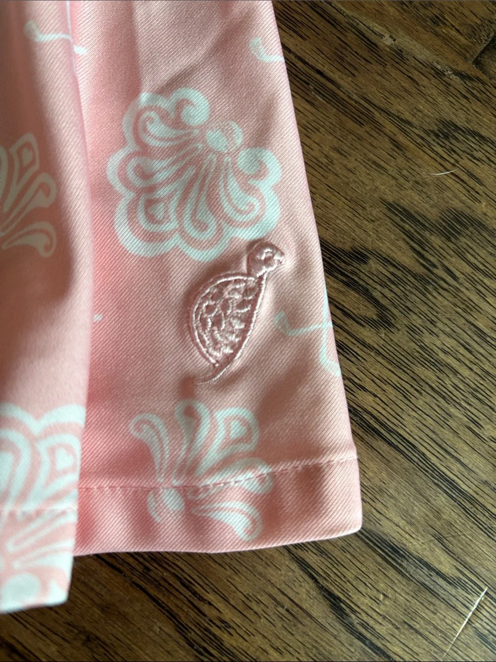 Pink Sleeveless Polo Golf Dress with Acorn Patch